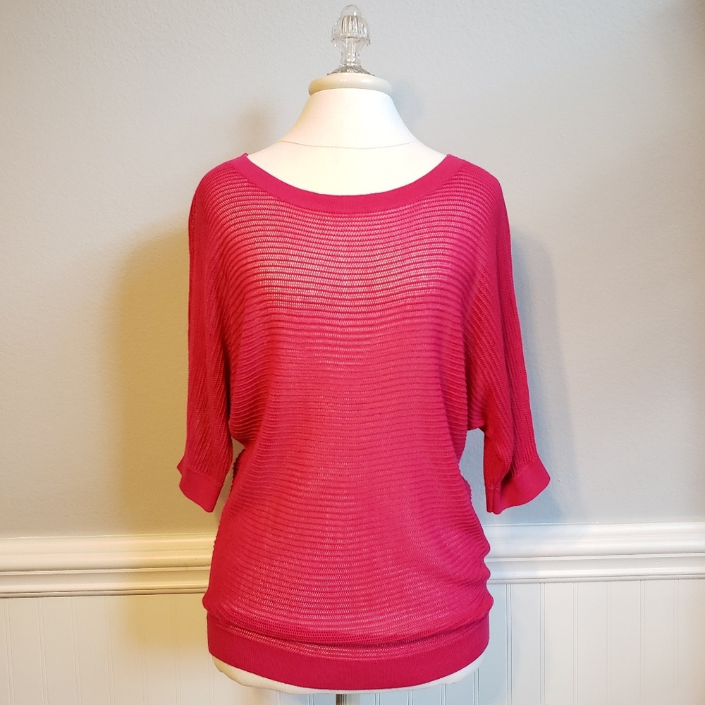 Pink Express see through top